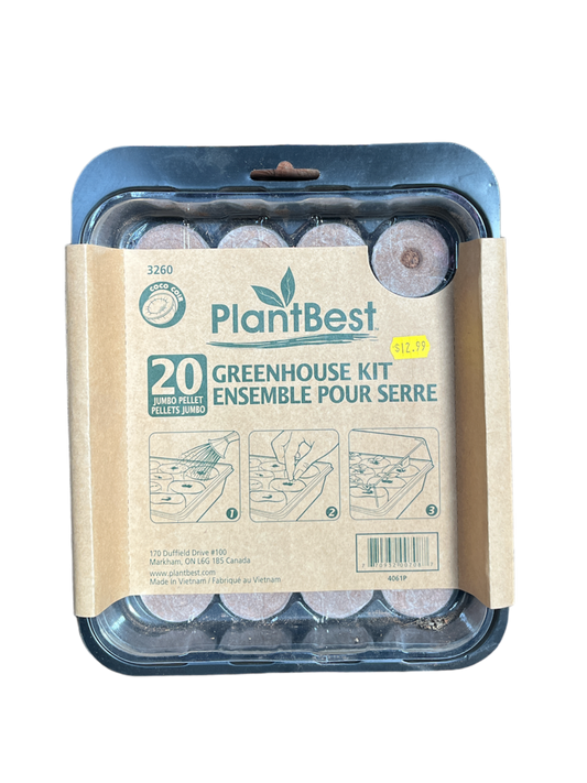 20 42mm Coir Pellet Greenhouse