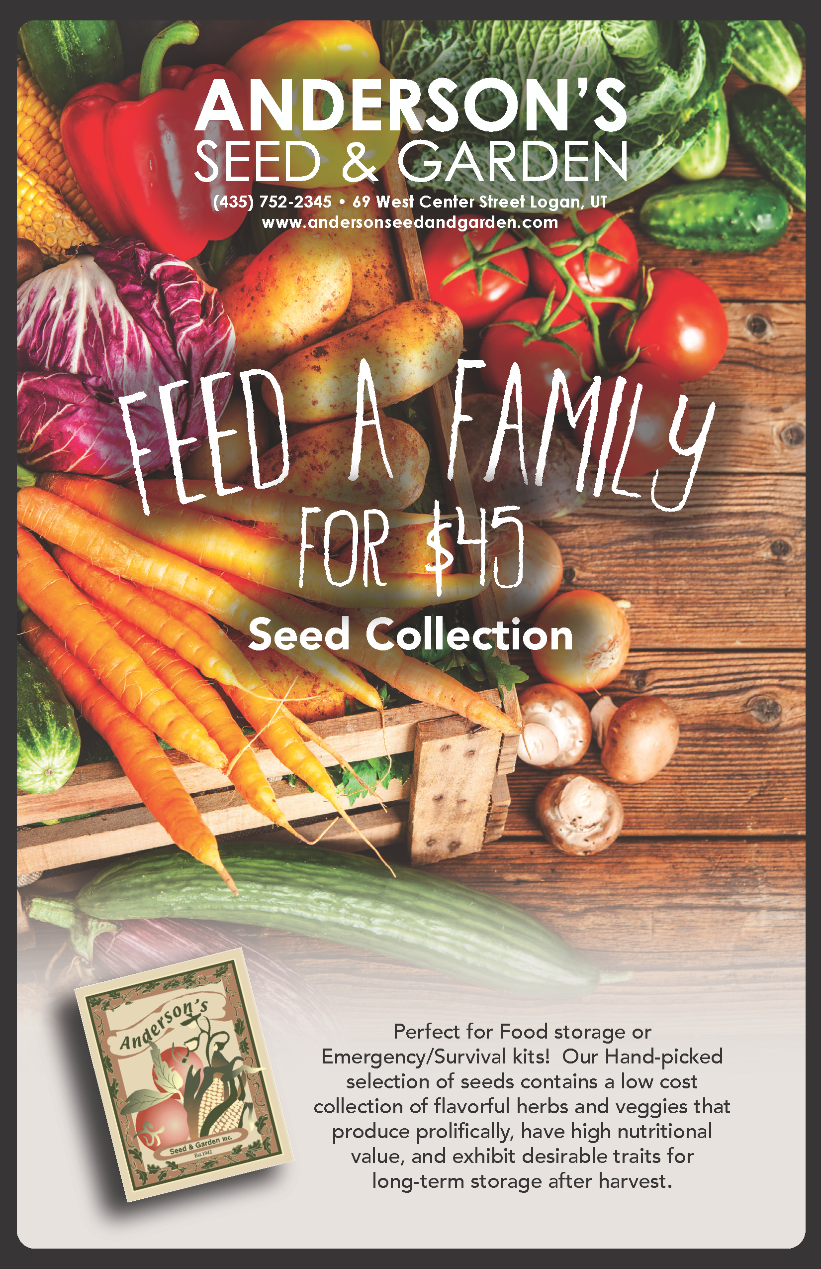 anderson seed and garden logan Seed Collection Feed a Family For $45
