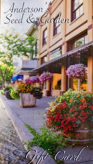 anderson's seed & garden logan ut $10 Gift Card