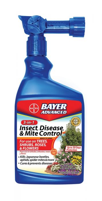 spider mites spray for plants 3-In-1 Insect, Disease & Mite Control, 24 oz
