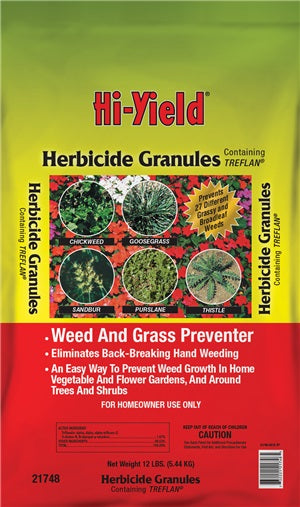 hi-yield herbicide granules with treflan Hi-Yield Weed and Grass Herbicide Granules 15 lb