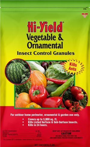 hi-yield herbicide granules Hi-Yield Vegetable & Ornamental Insect Granules 4 lb