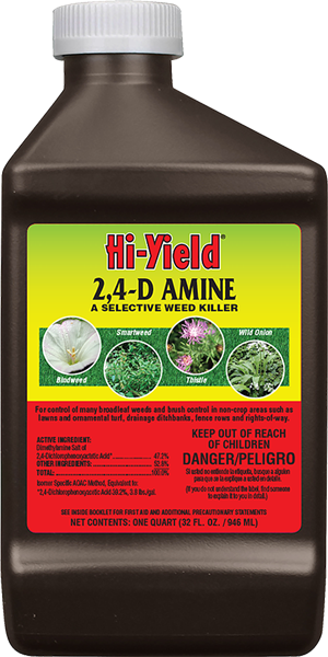 selective herbicide for grassy weeds Hi-Yield 2,4-D Amine 32 oz – Anderson's Seed & Garden