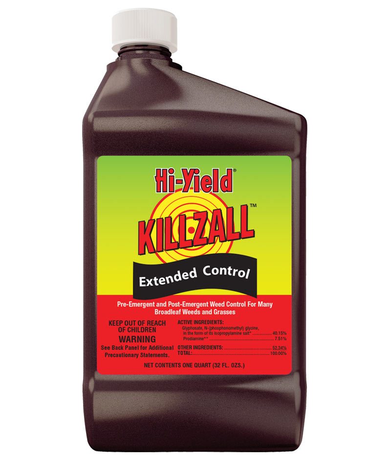 hi-yield grass killer post-emergent herbicide Hi-Yield 33698 Killzall Extended Control Concentrate 32 oz