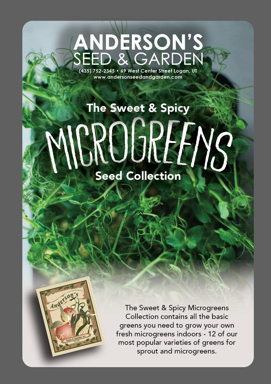 anderson seed and garden logan Seed Collection Microgreens
