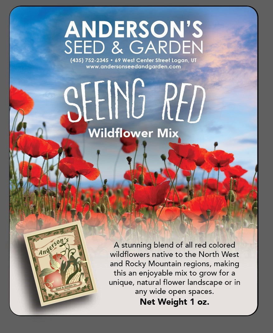 red wildflower seeds Seed Collection Seeing Red