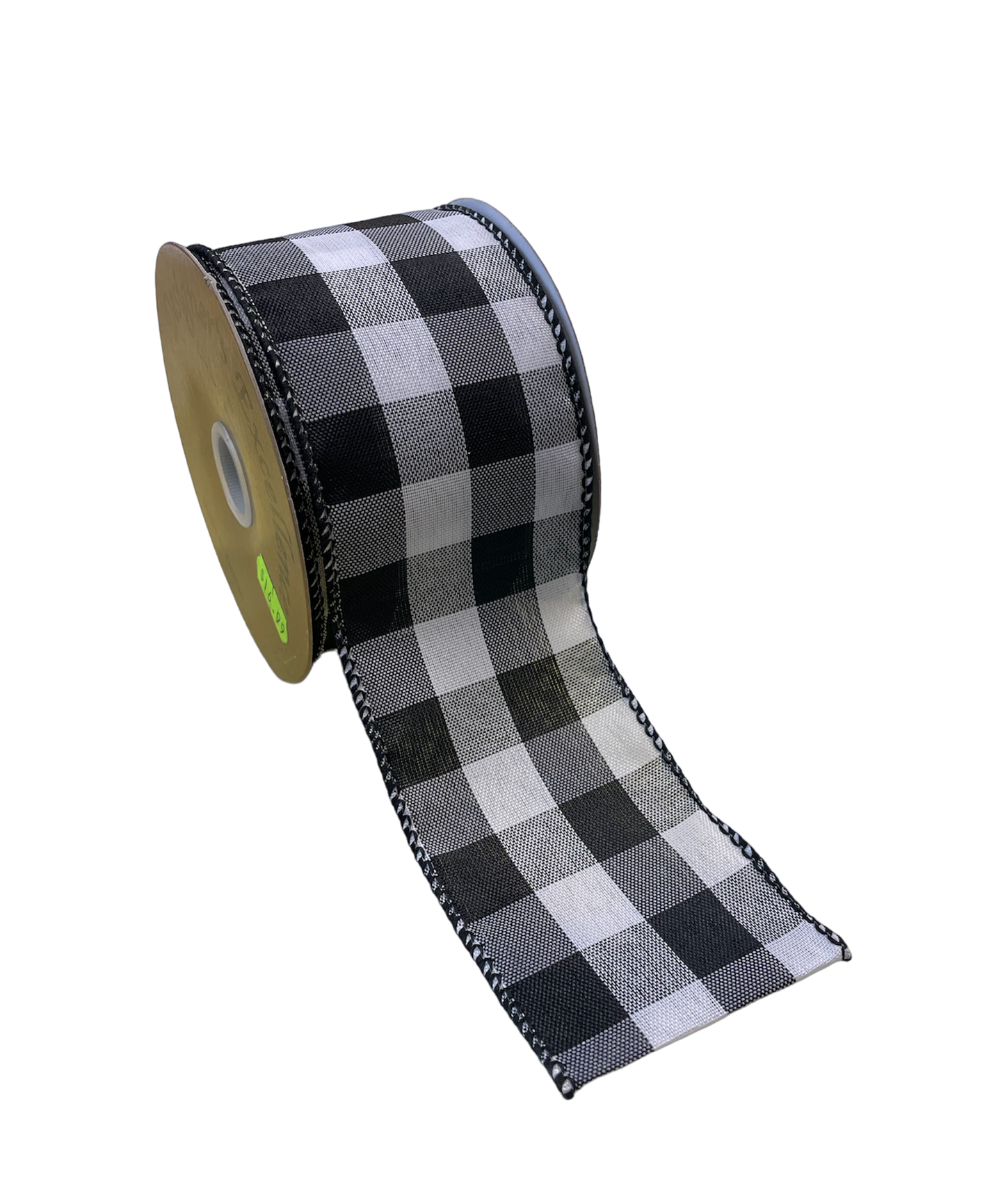 Checker Ribbon, Black/White