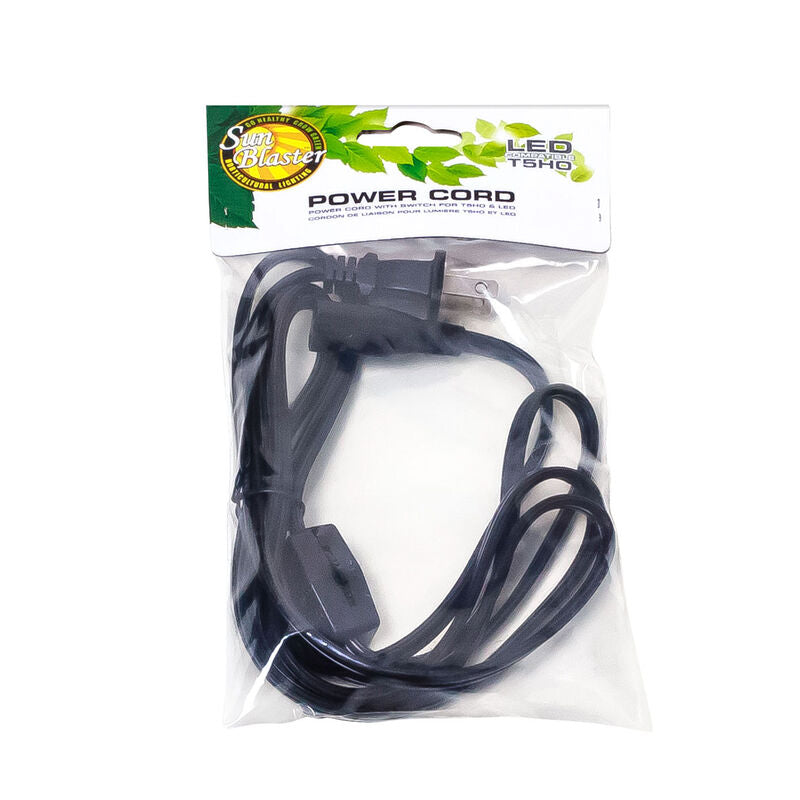 Sunblaster 6.5' Power Cord