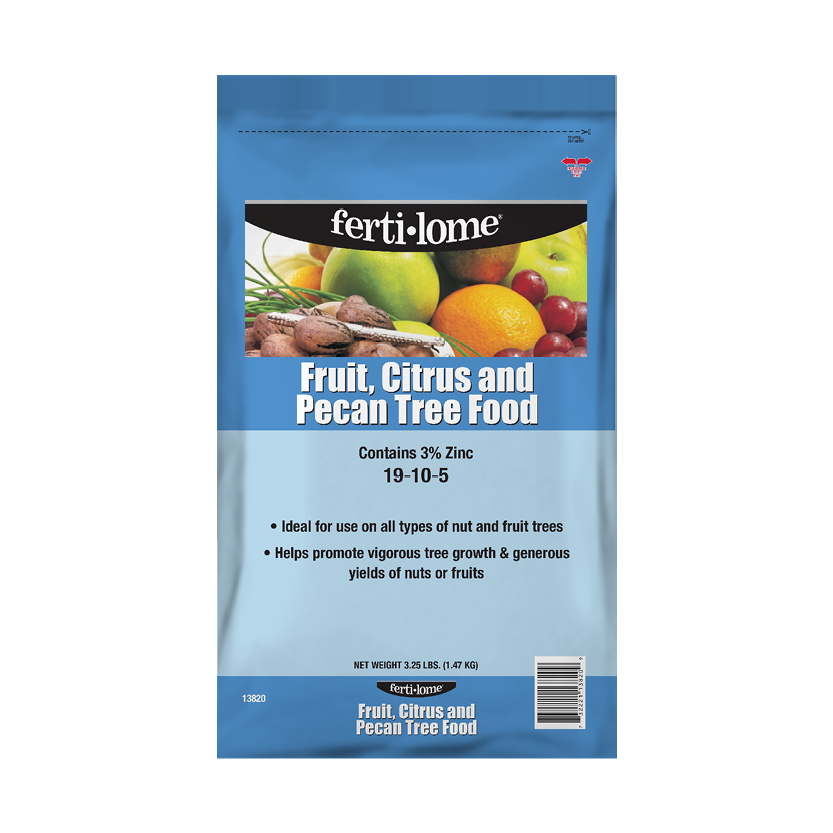 Fertilome Fruit, Citrus, and Pecan Tree Food package on a white background