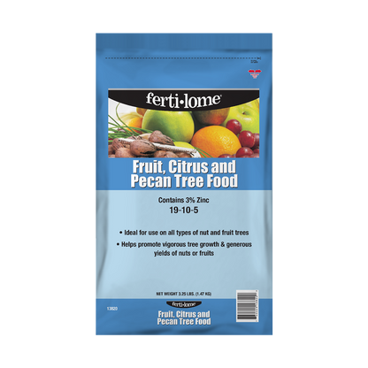 Fertilome Fruit, Citrus, and Pecan Tree Food package on a white background