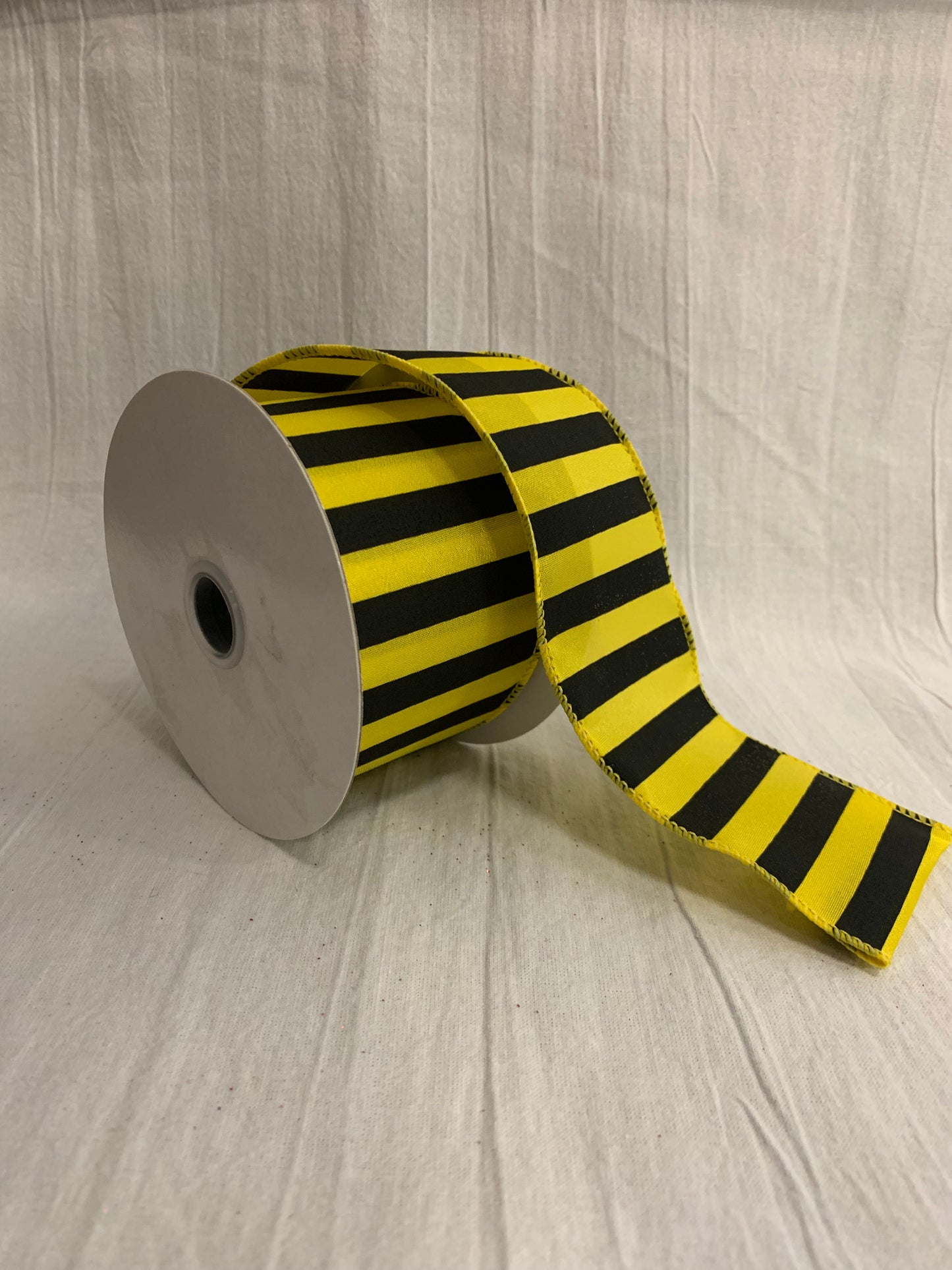 Stripes Ribbon,  Black, Yellow