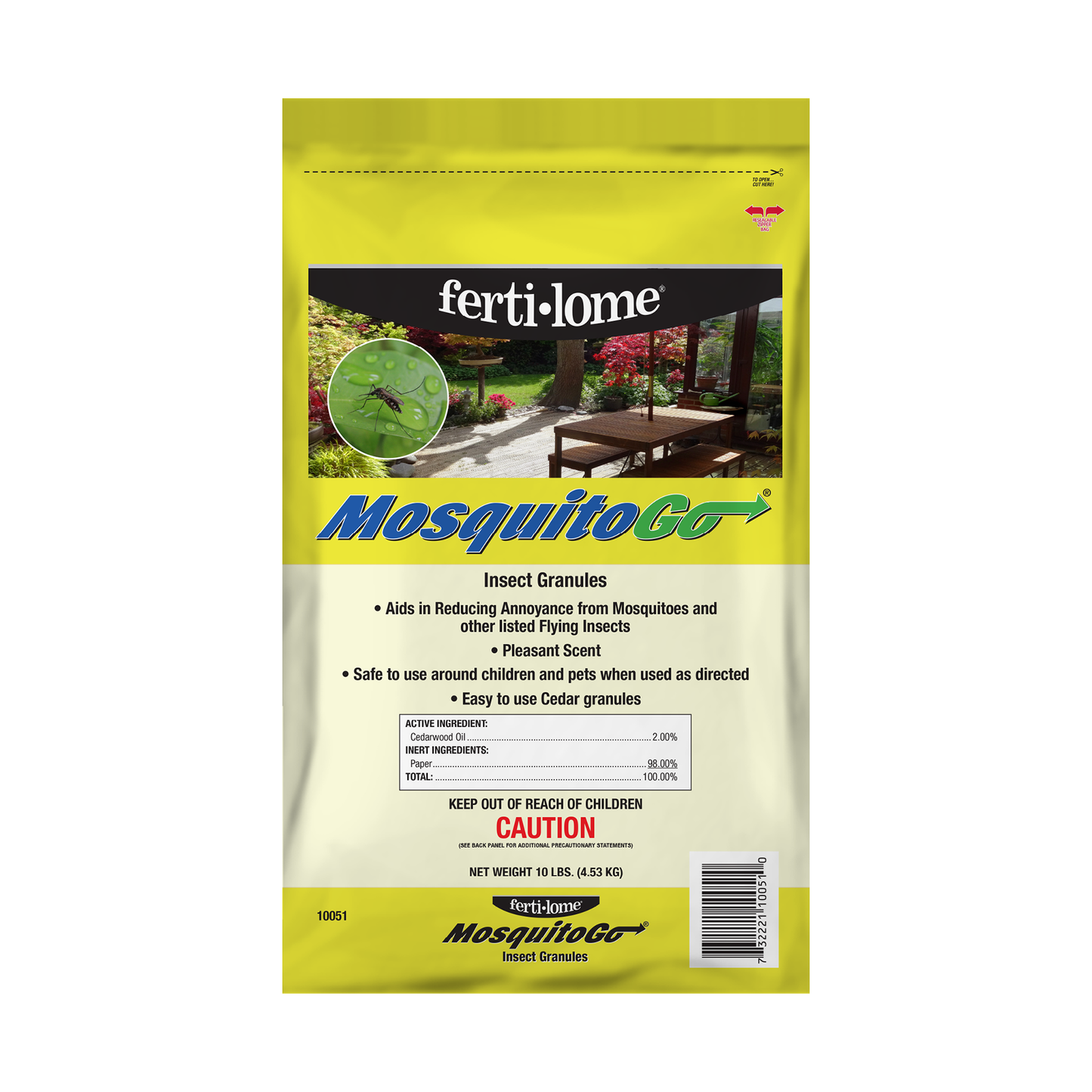 Mosquitogo Insect Granuals 10 lb