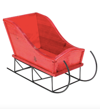 Red Small Sleigh