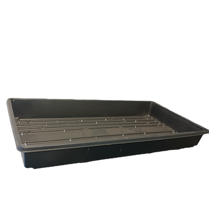 plastic trays for under plants Black Plastic Tray With or Without Holes