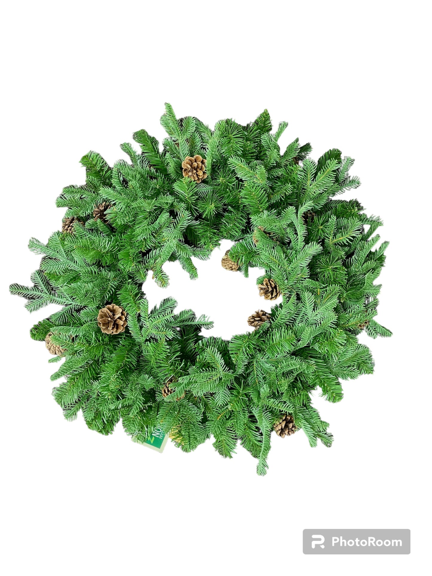 30" Wh Sp Wreath X160