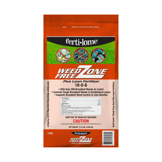 Fertilome Weed Free Zone Plus Fert 12.5lb