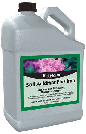 Fertilome Soil Acidifier Plus Iron 1 Gallon