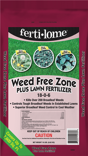 Fertilome Weed Free Zone Granules 19 lb