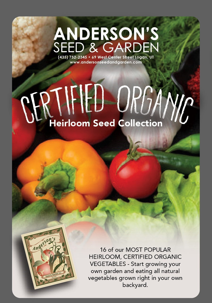 Seed Collection Certified Organic Anderson's Seed & Garden