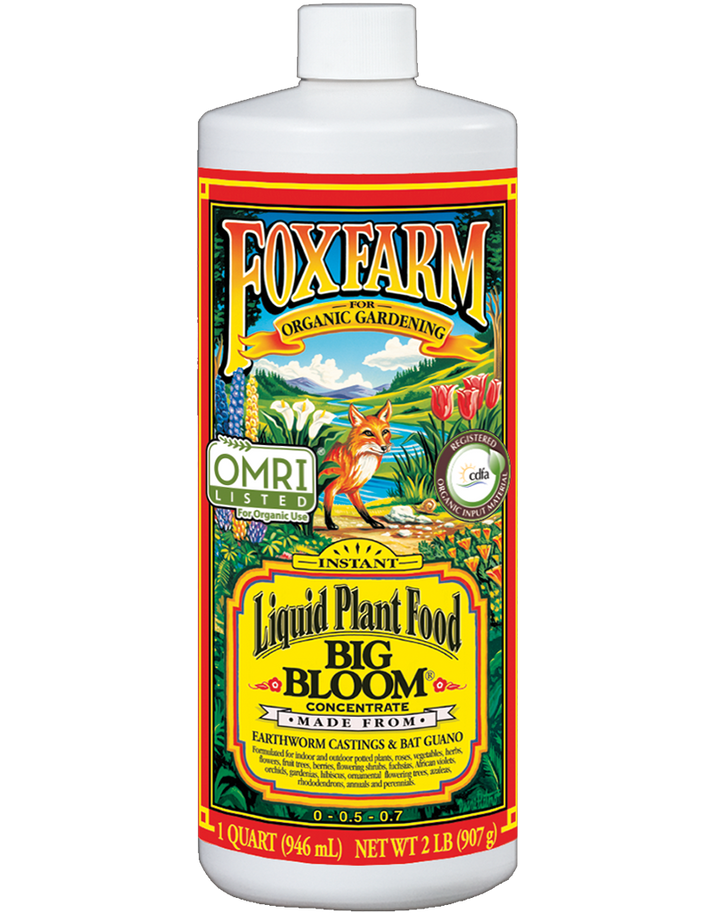 FoxFarm Big Bloom Plant Food Qt. – Anderson's Seed & Garden